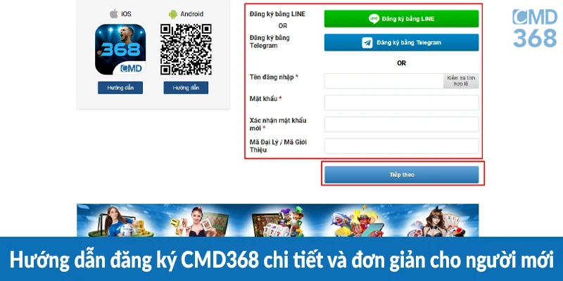 Hướng dẫn đăng ký CMD368 chi tiết và đơn giản cho người mới