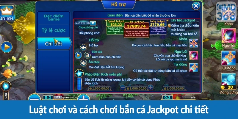 Luật chơi và cách chơi bắn cá Jackpot chi tiết Luật chơi và cách chơi bắn cá Jackpot chi tiết